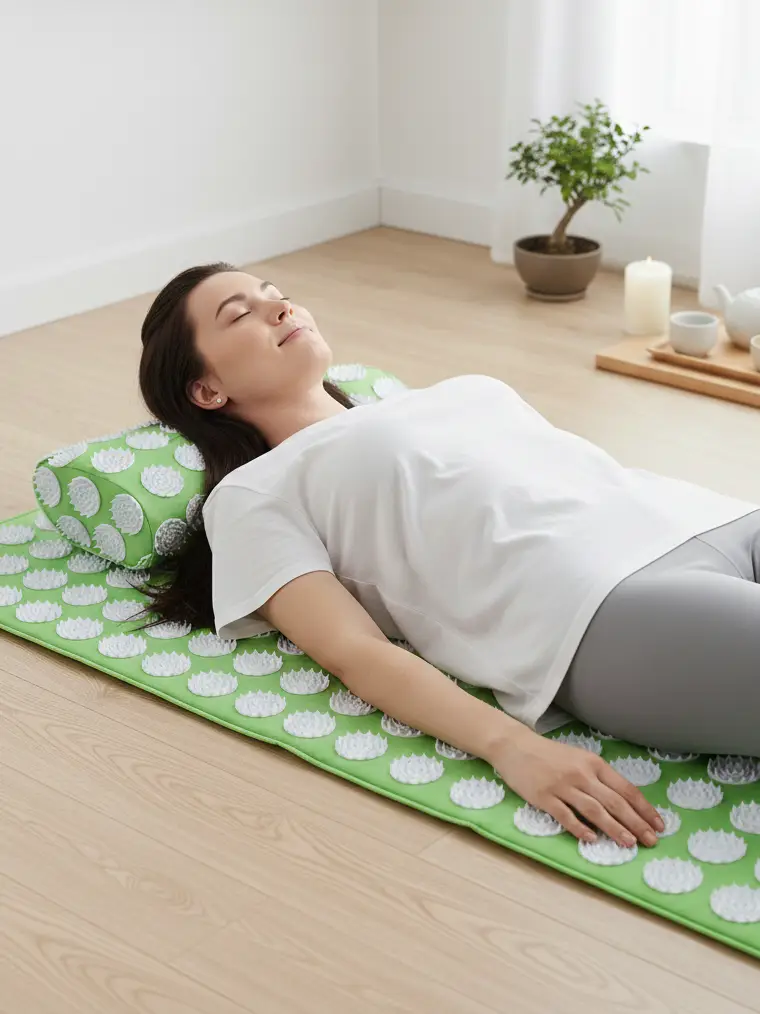 Acupressure Mat and Pillow Set